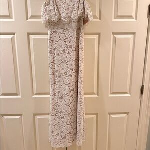 Eliza J Blush Satin Dress